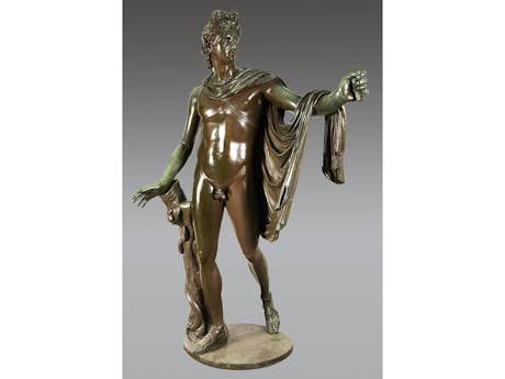Monumentale Skulptur des Apollo von Belvedere